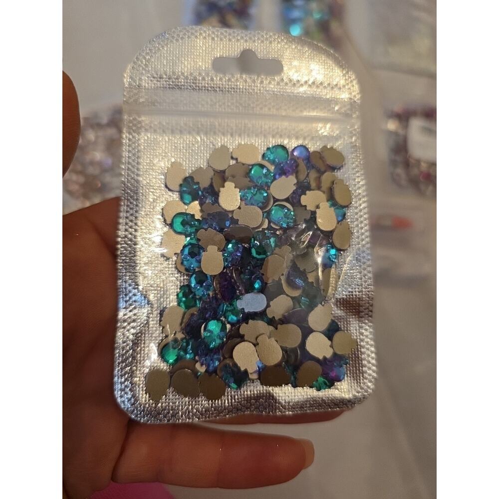 Hotfix And Hotfix Rhinestone Needlework Strass Lot Of 17 - Picture 9 of 16